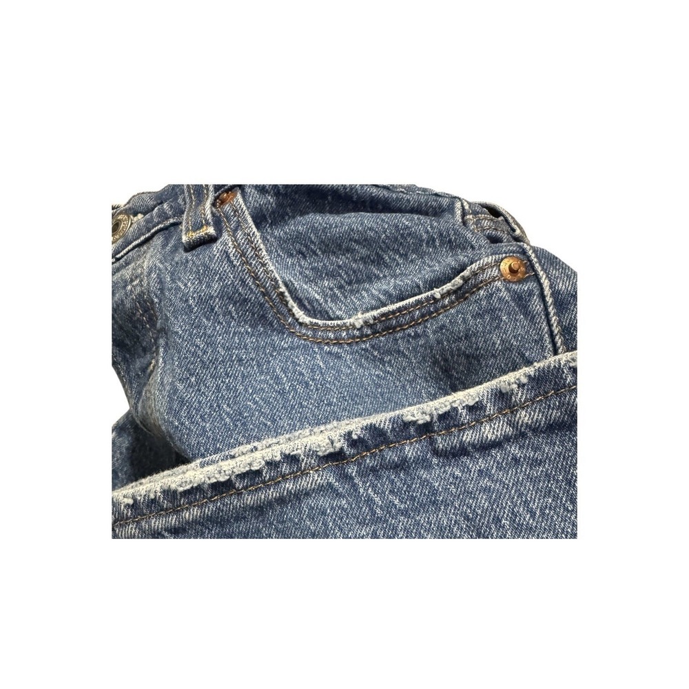 Levis Ribcage Straight Ankle Denim Jeans Sz 27 X 29 High Rise Button Fly - Picture 3 of 6
